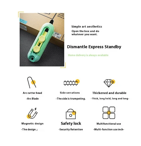 Title 12, Exquisite Unpacking Knife with magnetic disasse...