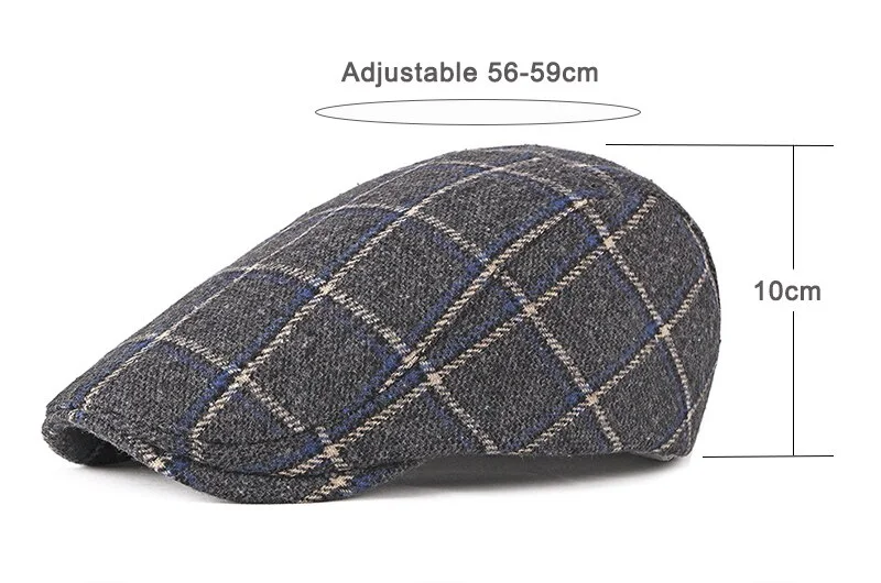 Title 1, New Style Mens British Retro Woolen Beret Casu...