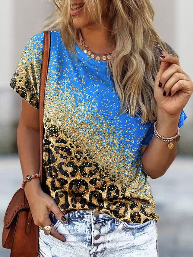 Summer Short-sleeved T-shirt For Women Loose Trendy — photo 8