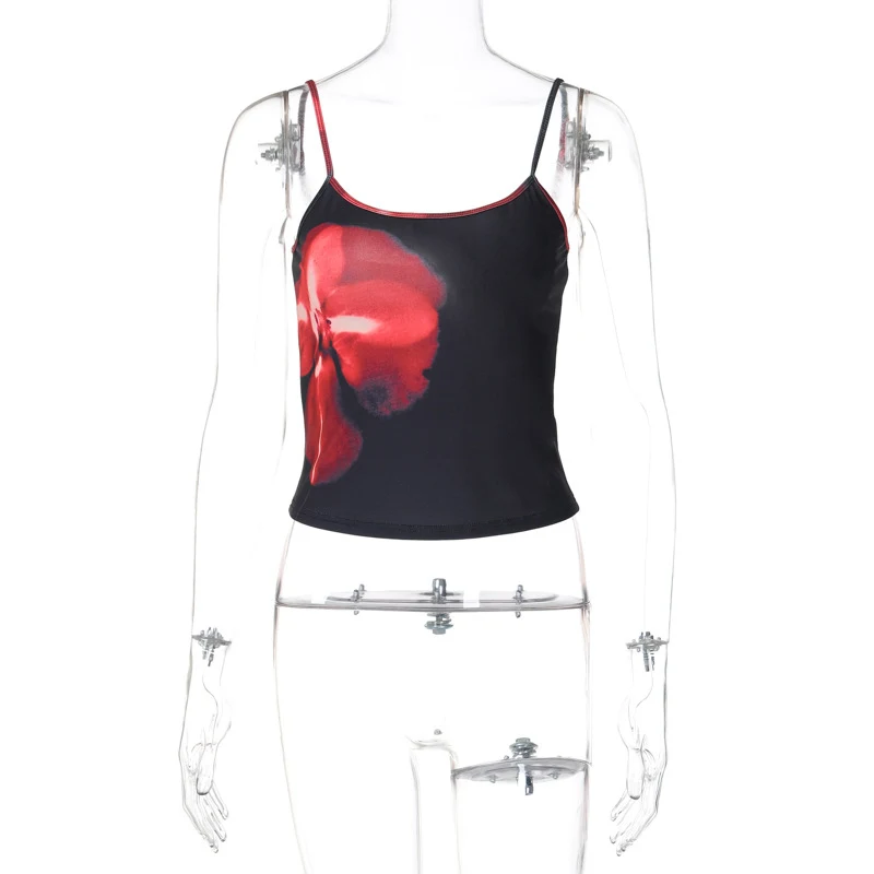 Title 12, Summer New Fashion Printed Sexy Slim Fit Midrif...