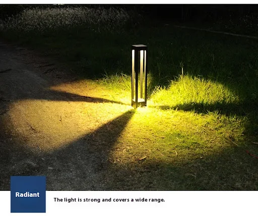 Title 5, Square Outdoor Waterproof LED Lawn Lamp for Cou...