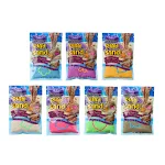 Areia Colorida Espacial 100g Saco Molde Montagem Argila Ultra Leve Massinha Areia de Modelar Modele e crie com esta areia divertida e colorida. — foto 12
