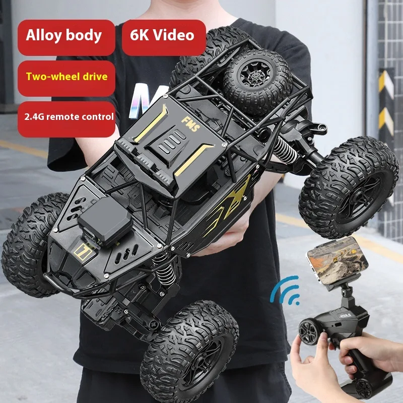 Carro de corrida off-road com controle remoto, liga, tração nas quatro rodas, escalada e recarregável, aventura garantida! — foto 8