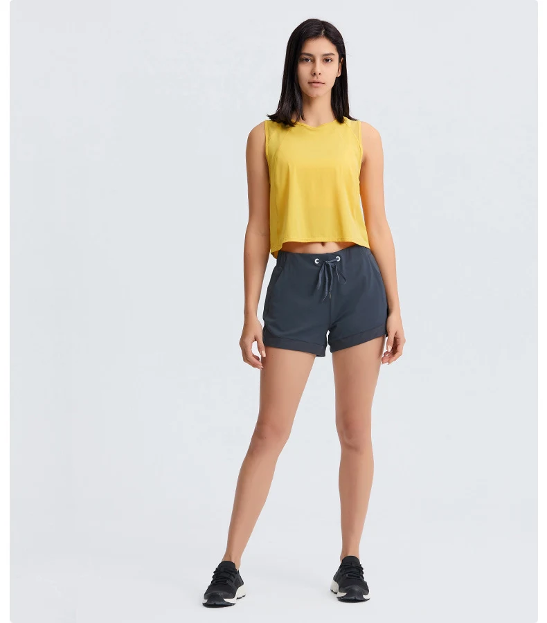 Title 16, Sleeveless Vest Cropped Short Sexy Back Hollow-...