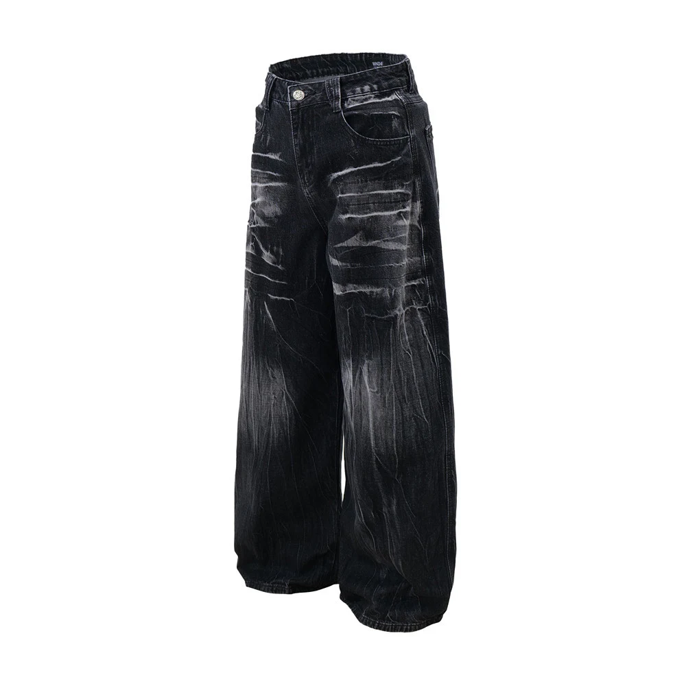Title 11, Mens Hip Hop Trendy Design Wash Straight-leg T...