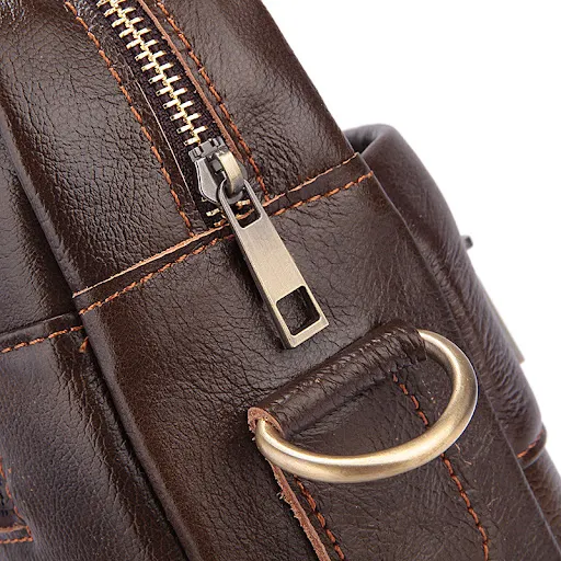 Title 2, Bolsa transversal masculina de couro, perfeita ...