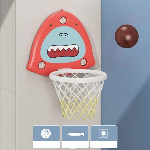 Title 12, Childrens Basketball Hoop Hanging Household Si...