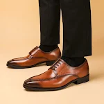 All-match pointed toe British leather shoes for timeless style and exceptional comfort. Perfect for any occasion. Experi — photo 2