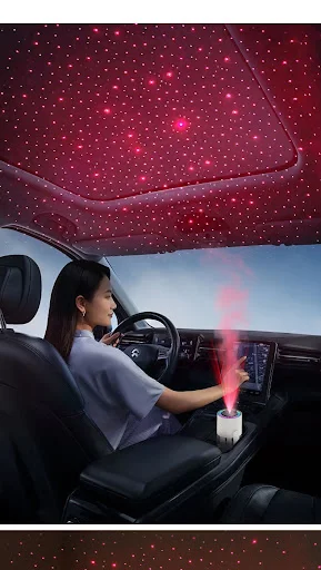 Title 9, Starry Sky Projection Humidifier USB Creative A...