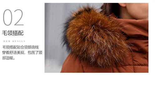 Title 22, Thick warm down jacket coat female