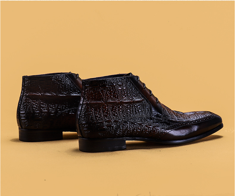 Title 5, Heren Martin boots van eersteklas rundleer. Duu...
