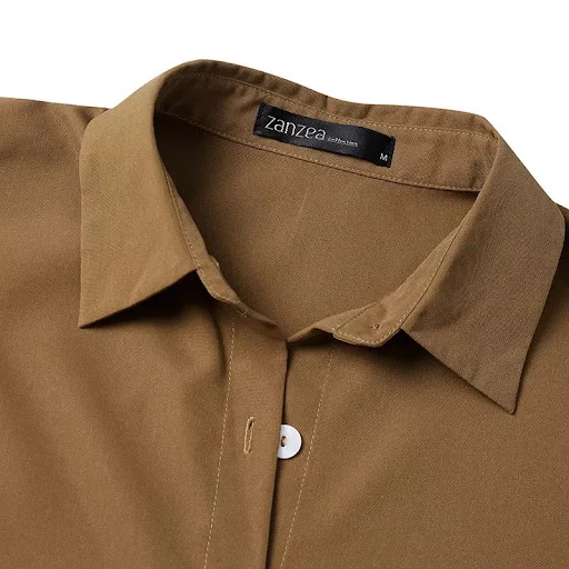 Title 7, Camisa Cor Sólida Calça Perna Reta