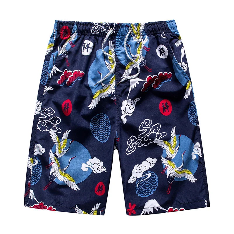 Pantaloni da Spiaggia Uomo Cinque Punti Larghi Shorts Coppia Pantaloni Grandi Comodi Freschi Perfetti per l'Estate. — foto 24