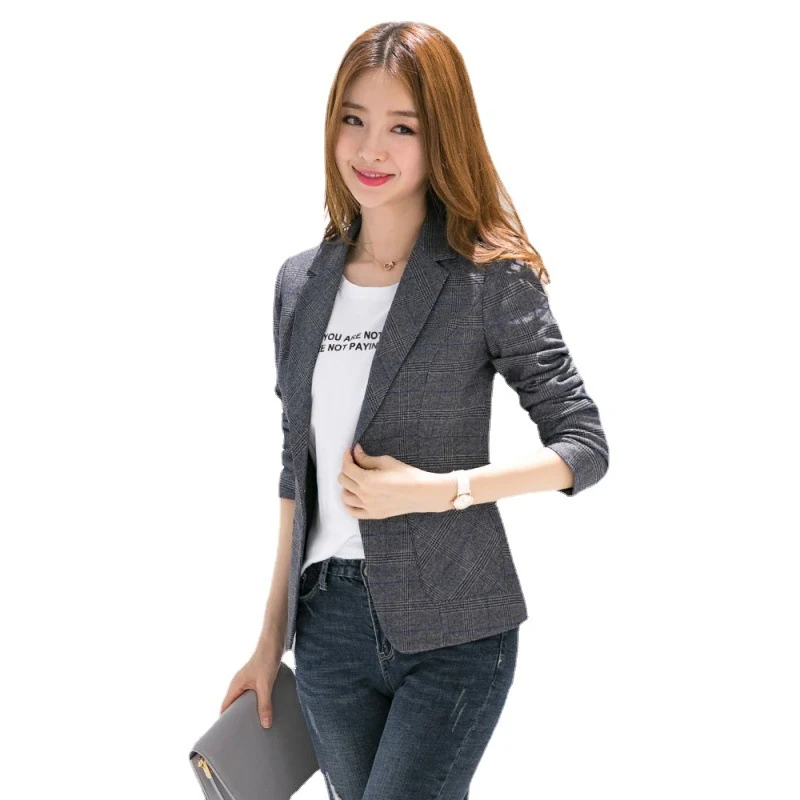 Casual Waist Short Slim Plaid Suit – Stylish and Comfortable, Slim Fit Design for a Modern Look, Perfect for Everyday We — photo 6