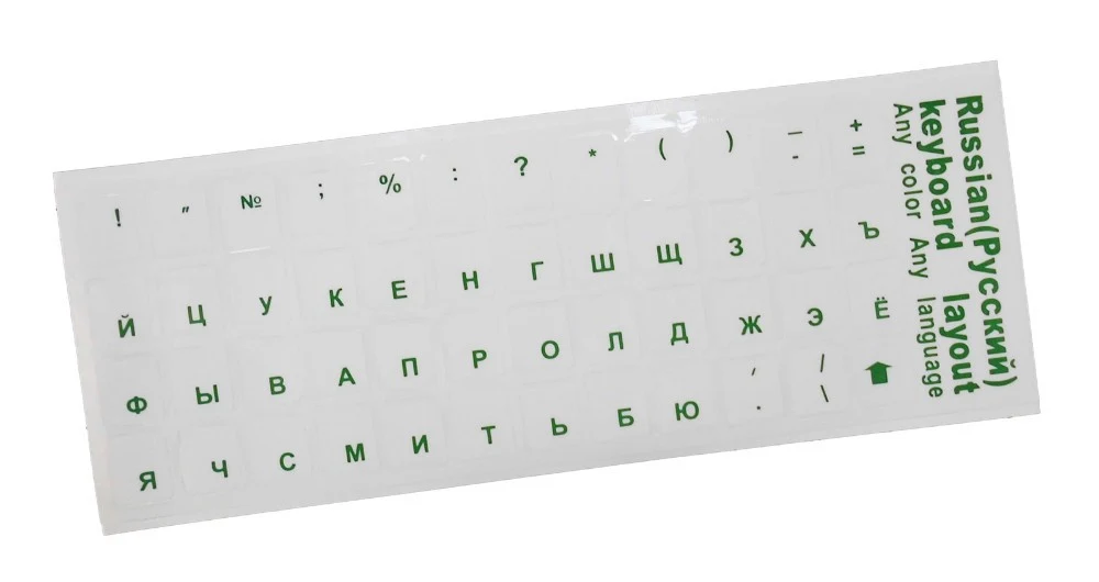 Capa de teclado russo transparente protege contra derramamentos e poeira. Design fino e encaixe perfeito. Digitação aprimorada, fácil limpeza e durabilidade prolongada. — foto 9