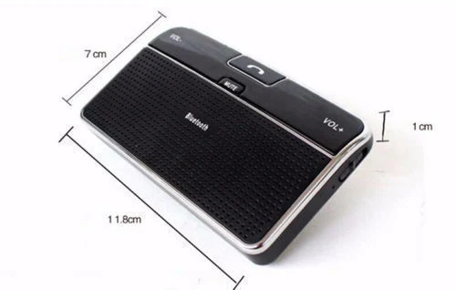 Kabelloses Bluetooth-Auto-Kit Freisprecheinrichtung V4.0 Multipoint Sonnenblenden-Lautsprecher für Smartphones Aufladen im Auto — foto 1