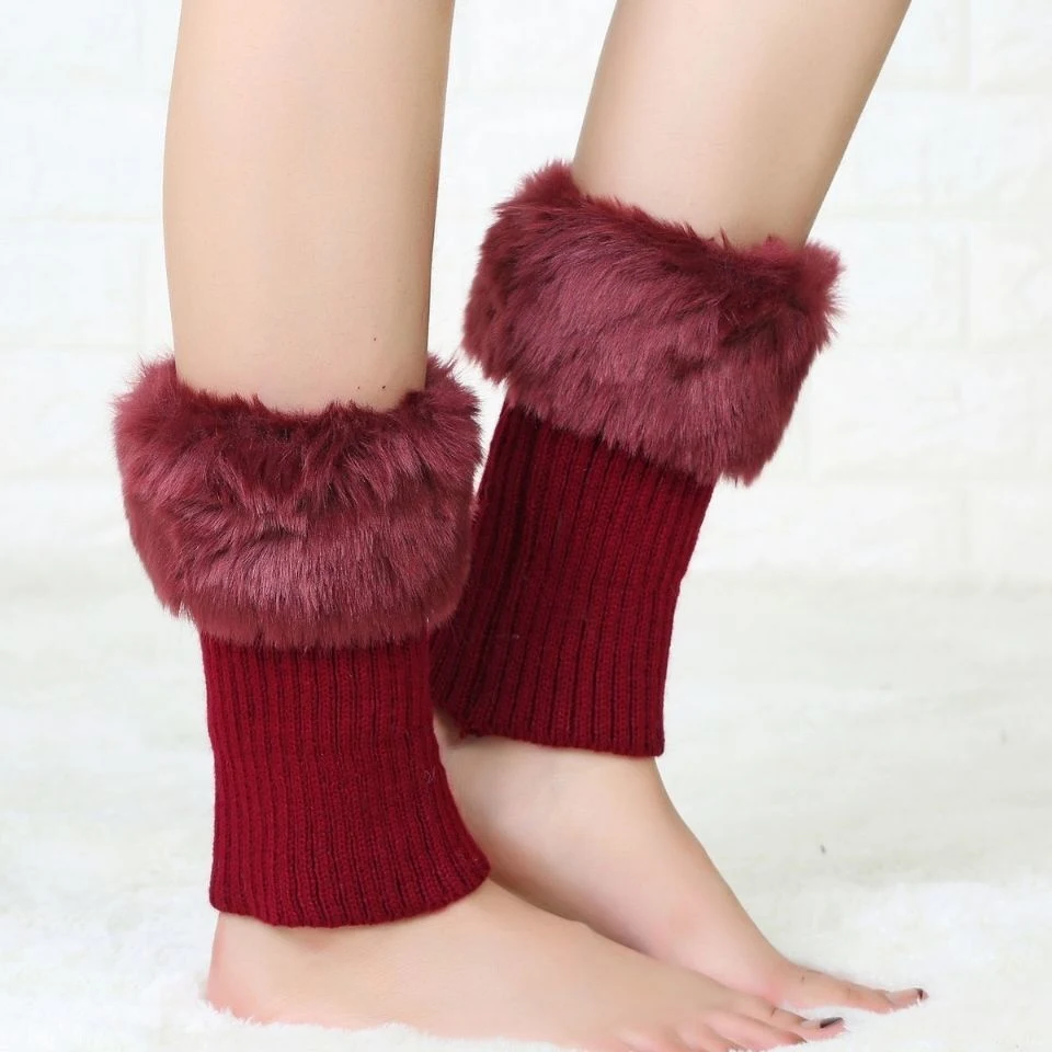 Title 10, Autumn And Winter New Woolen Boots Cover