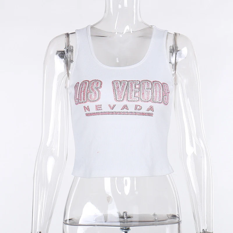 Women's all-matching slim fit printed rhinestones top, versatile and flattering, perfect for elegant and modern looks, e — photo 3