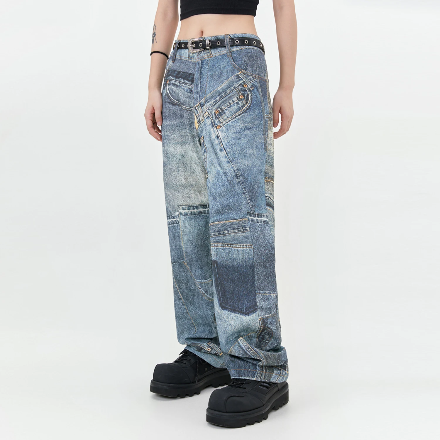 Title 5, American Street Mens Denim Digital Printing Ca...
