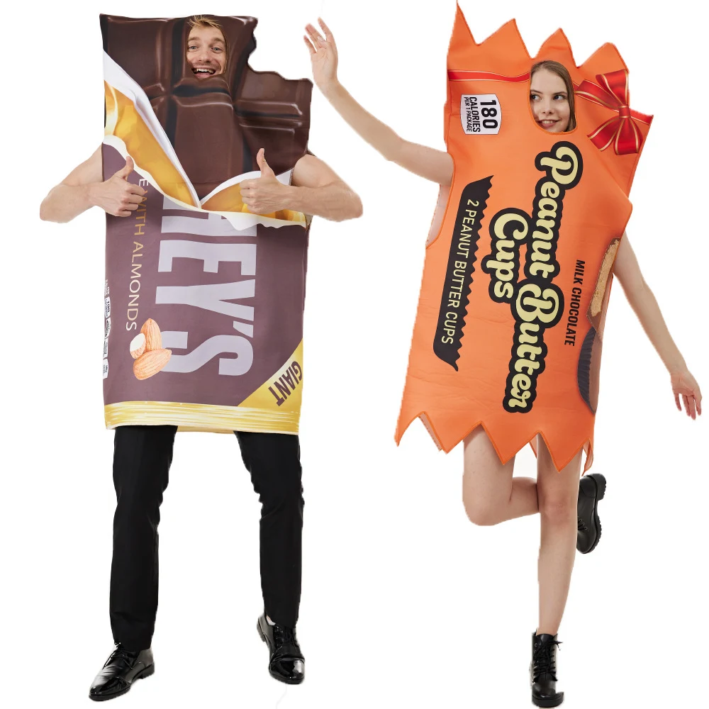 Halloween Party Costume Peanut Butter Jumpsuit Fun outfit for adults and kids Dress up as peanut butter this Halloween s — photo 5
