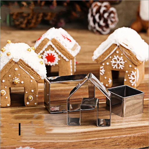 Title 10, Christmas Biscuit Mold, 3D Baking at Home, Cart...