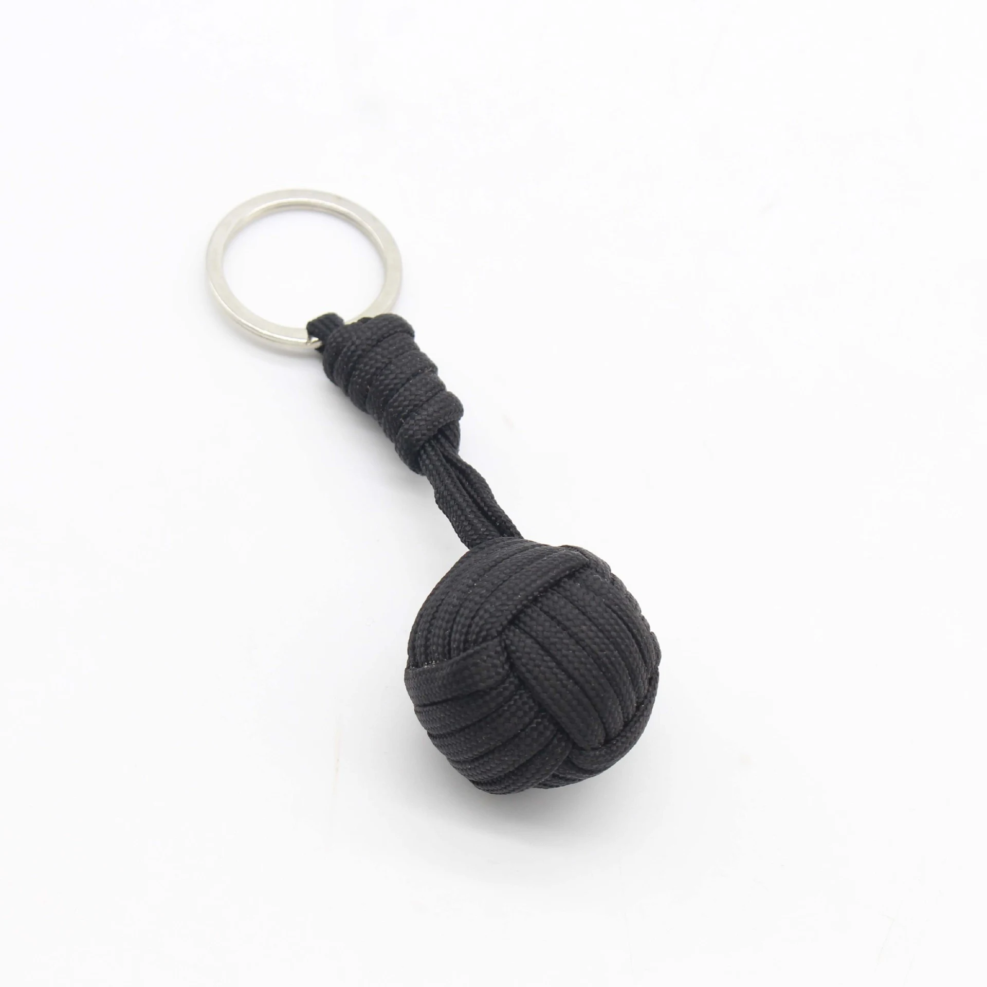 Llavero Tejido con Paracord para Exterior Herramienta de Autodefensa Balón Compacto Resistente para Aventuras y Emergencias — foto 20