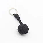 Llavero Tejido con Paracord para Exterior Herramienta de Autodefensa Balón Compacto Resistente para Aventuras y Emergencias — foto 20