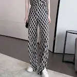 Calças femininas de cintura alta, pernas largas e soltas – Conforto e estilo em um só produto, perfeitas para diversas ocasiões. — foto 3