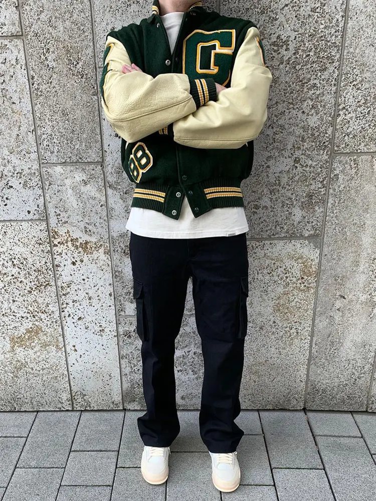 Title 5, Mens High Street Spring Bomber Jacket Baseball...