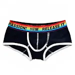 Men's Low Waist Solid Color Rainbow Underwear Boxers. Comfortable and stylish with a modern design for everyday wear. Pe — photo 2