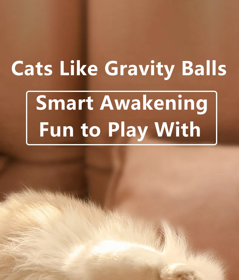 Title 1, Cat Interactive Ball Smart Cat Toys Indoor Auto...