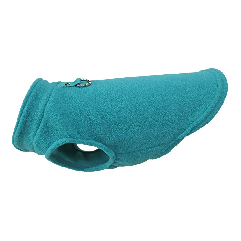 Title 10, Pet Clothes Dog Thickened Solid Color Polar Fle...