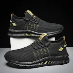 Oddychające buty do biegania z latającą siatką, idealne do fitnessu na świeżym powietrzu. Zapewniają komfort i wsparcie podczas treningów. — zdjęcie 3