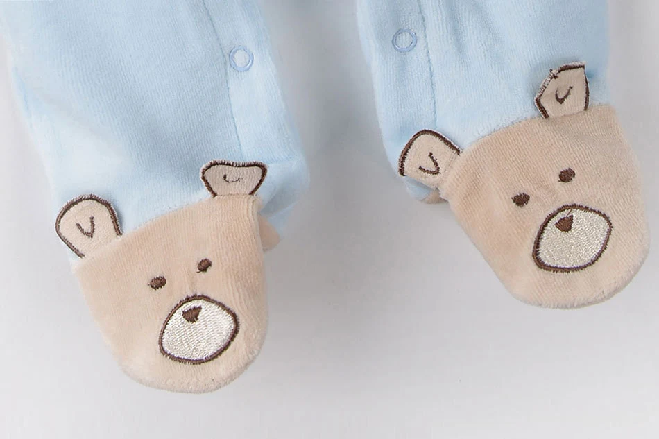 Title 11, Baby Coveralls Velvet Romper for Newborns, Insi...