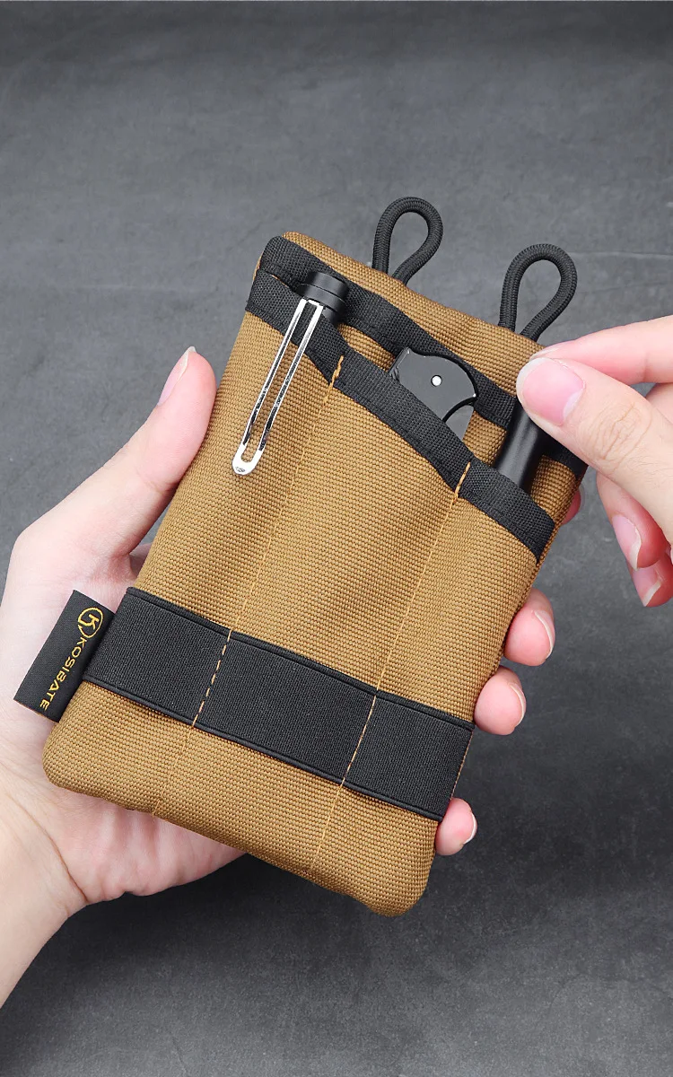 Kit EDC para exteriores portátil Chaveiro anti-perda Mantenha suas chaves e itens essenciais seguros e acessíveis em qualquer aventura. — foto 1