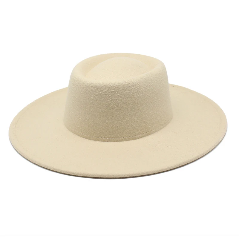 Title 8, Men And Women Fashion Simple Felt Bowler Hat