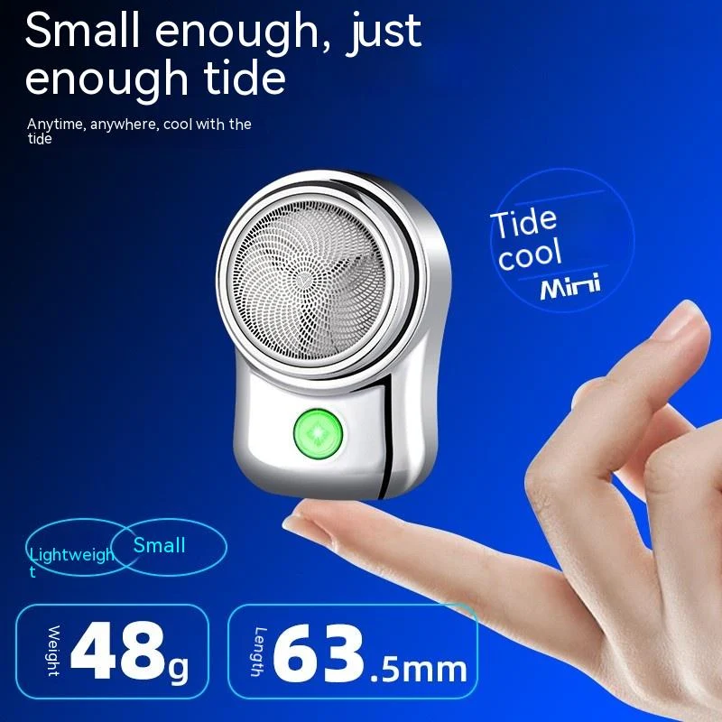 Mini Barbeador Automático Masculino Compacto e Ultra Longo Alcance. Barbear-se com Precisão e Conveniência em Qualquer Lugar a Qualquer Momento — foto 6