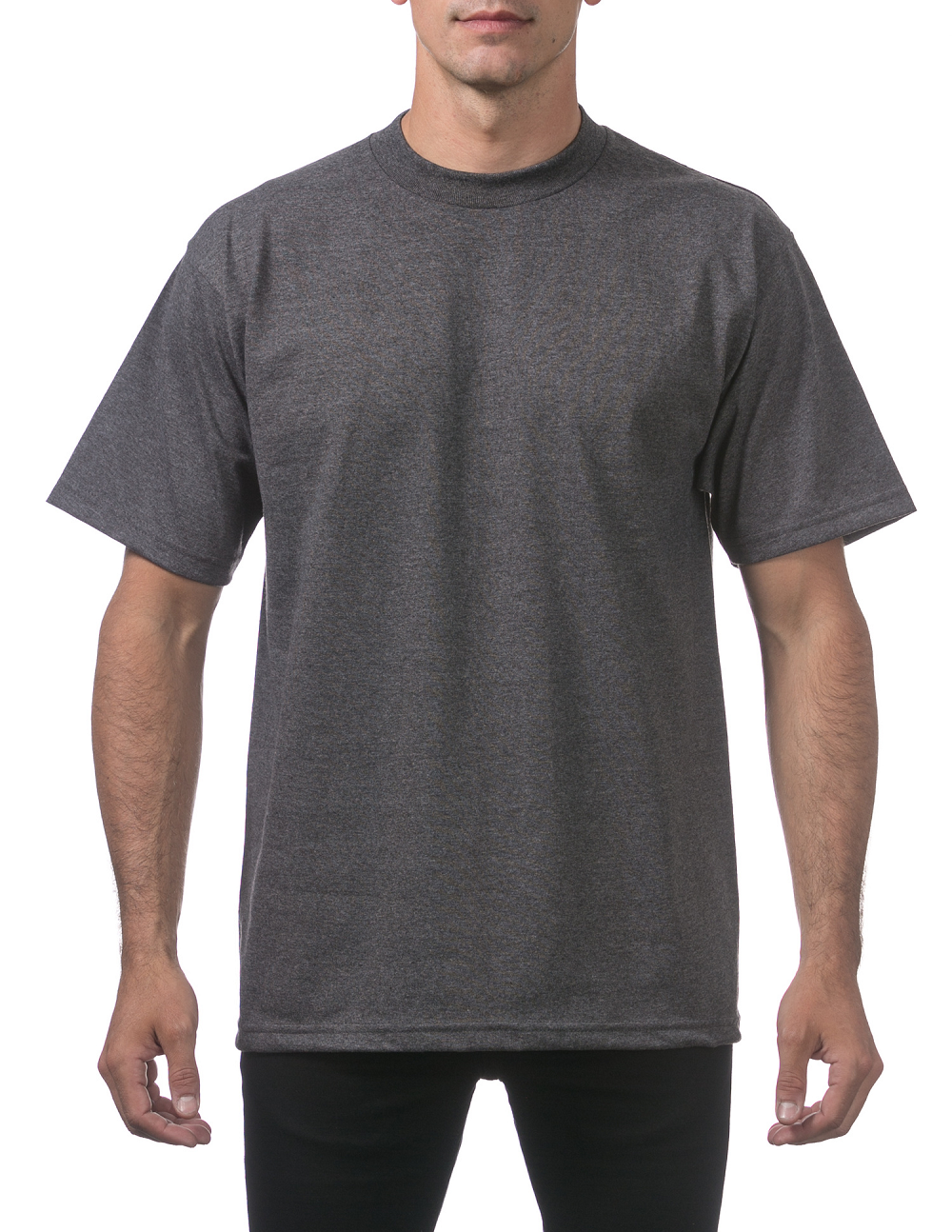 Title 5, Losse effen ronde hals T-shirt met korte mouwen...