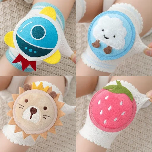 Title 1, Baby Toddling Walk Crawling Protection Knee Pad...