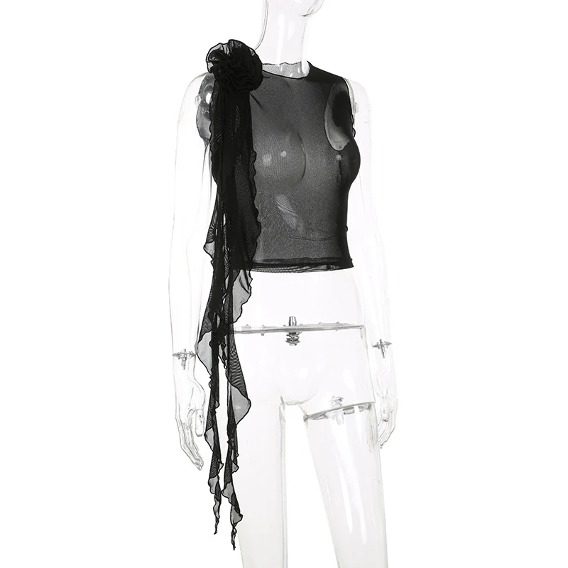 Title 11, Niche design vest with wooden ear edge streamer...