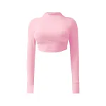 Women's Yoga Clothes Tight Sports Long-sleeved T-shirt Perfect for Workouts and Exercise Comfortable and Flexible Active — photo 9