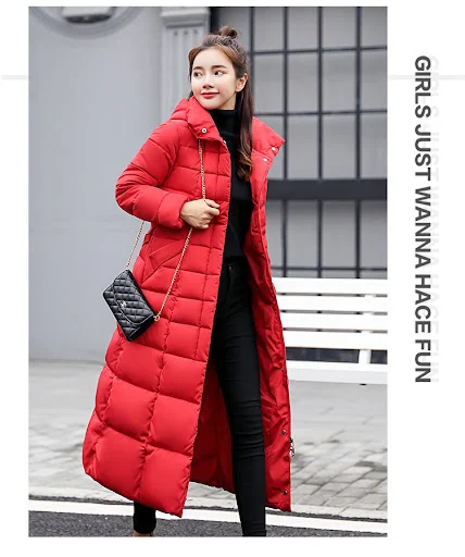 Title 4, Thick warm down jacket coat female