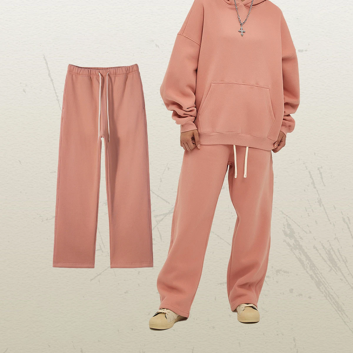 Calças femininas retas de veludo liso, soltas, esportivas e de lazer, perfeitas para conforto e estilo casual, ideais para diversas ocasiões. — foto 24