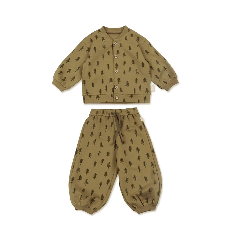 Conjunto de outono e inverno para meninos e meninas, quente e confortável. Ideal para brincar e explorar, mantendo as crianças aquecidas. — foto 5