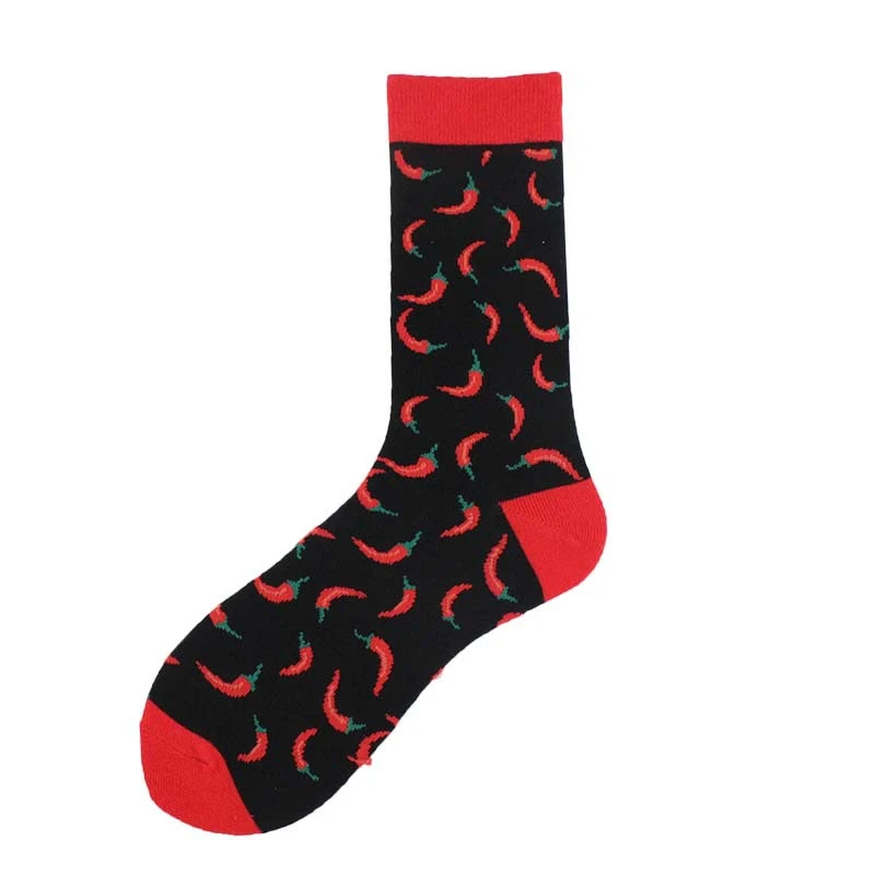 Title 5, Personality Middle-long Stockings Contrast Colo...