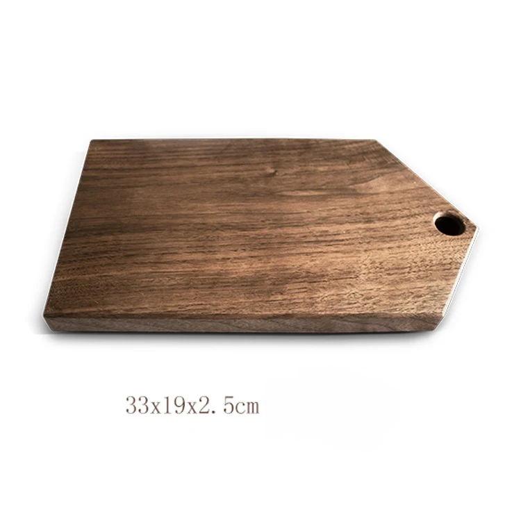 Title 2, Unpainted Unspliced Black Walnut Log Breadboard...
