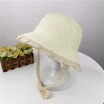 Milk white hat