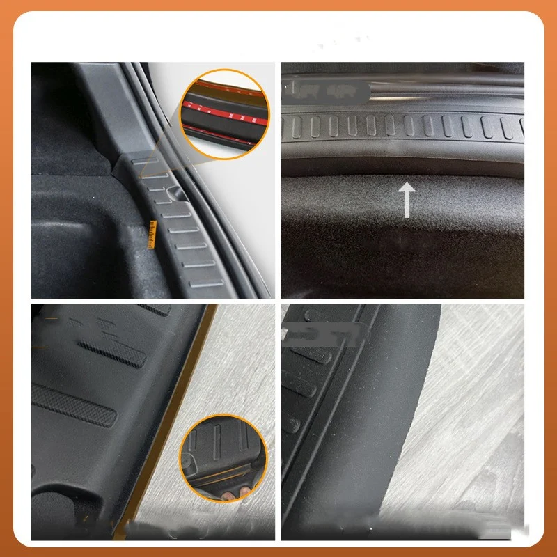 Title 5, Tesla Model Y Trunk Threshold Bar Side Corner G...