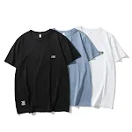 Camiseta Plus Size Masculina Algodão Manga Curta Solta Conforto para Homens Grandes, Tecido Respirável, Ideal para o Verão, Vários Tamanhos. — foto 8