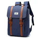 Mochila de lona para computador. Compartimento espaçoso, acolchoamento ergonômico, resistente à água, ideal para viagens, trabalho e escola. — foto 7